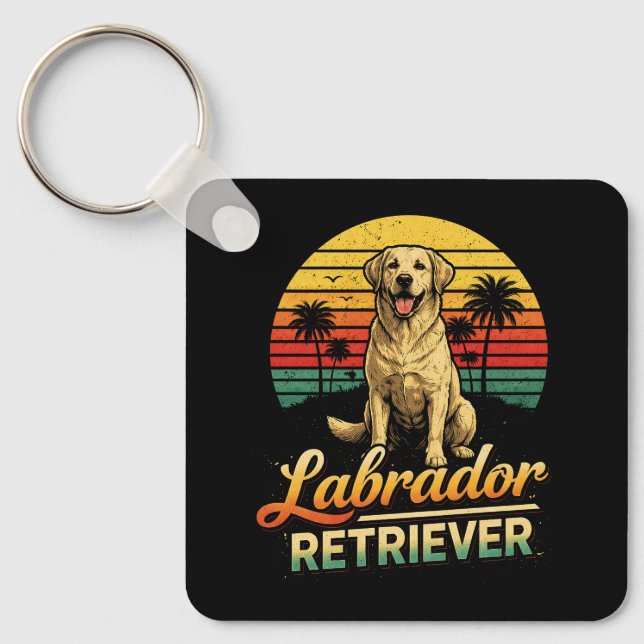 Mein Labrador Retriever Schlüsselanhänger (Vorderseite)