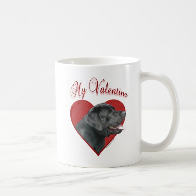 Mein Labrador Retriever Valentine Kaffeetasse (Rechts)