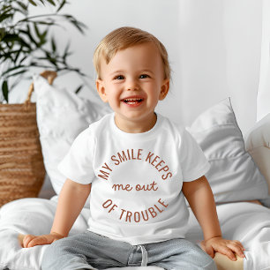 Mein Lächeln behalte mir aus der Mühe Baby T-shirt
