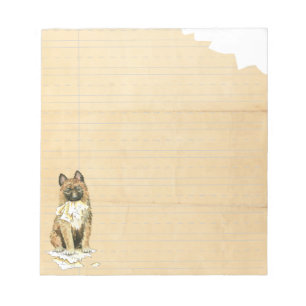 Mein Laekenois Ate Meine Hausaufgaben Notizblock