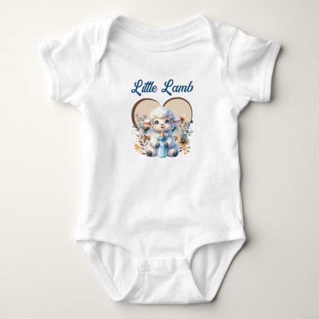 Mein Lämmchen Baby Strampler (Vorderseite)