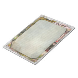 Mein Landhaus 8.5x11 Notepad Notizblock