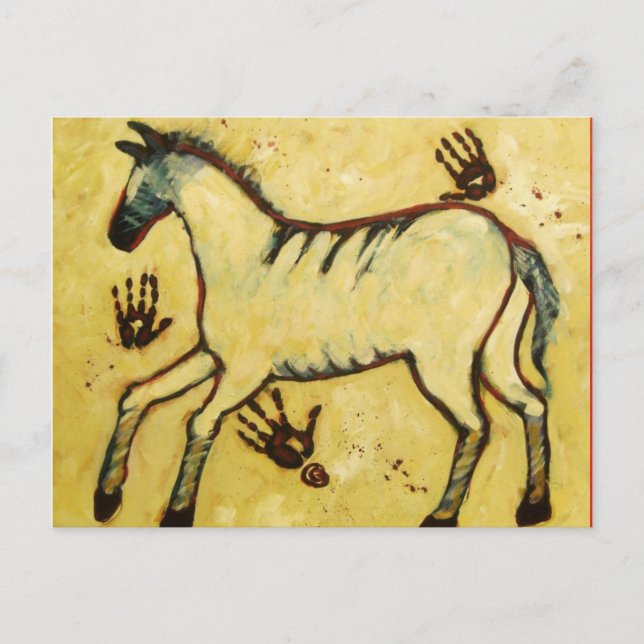 Mein Lascaux Pferd Postkarte (Vorderseite)