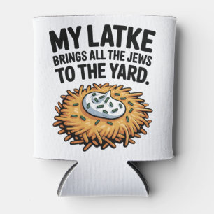 Mein Latke bringt alle Juden in den Yard Hanukkah Dosenkühler