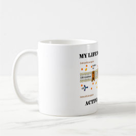 Mein Leben hängt nach aktivem Transport ab (Spaß) Tasse