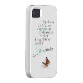 Mein Leben in farbenreichem Vibe iPhone 4 Cover