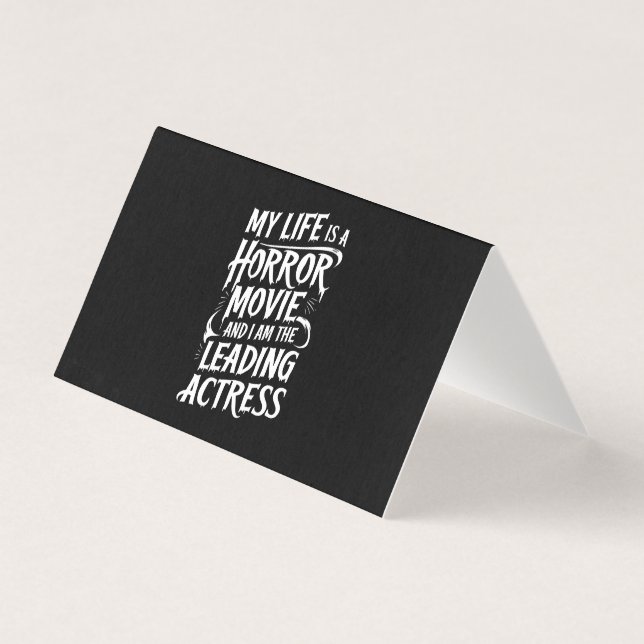 Mein Leben ist ein Horror-Film - lustiges Hallowee (Vorderseite)