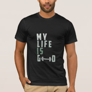 Mein Leben ist gut - Fitm-T - Shirt