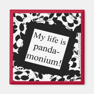 Mein Leben ist Panda-Monium Magnet