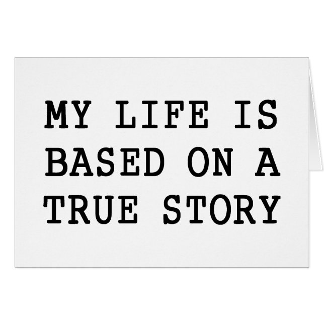 Mein Leben ist wahr (Vorderseite (Horizontal))