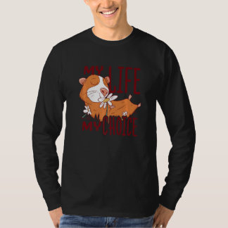 Mein Leben Meine Wahl Meerschweinchenliebhaber Tie T-Shirt