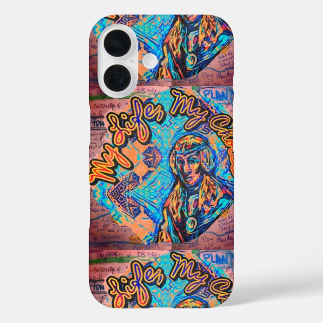 Mein Leben, meine Wahl. Prinzessin-ähnliche Frau & Case-Mate iPhone Hülle (Rückseite)