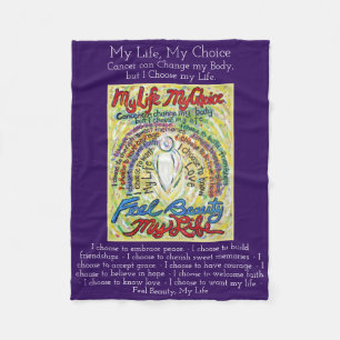 Mein Lebensauslese Krebs Engel Soft Fleece Blanket