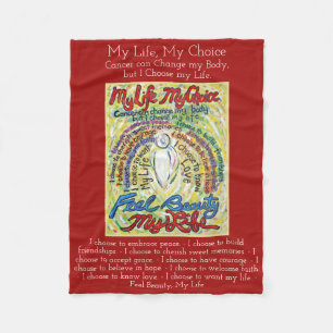 Mein Lebensauslese Krebs Engel Soft Fleece Blanket