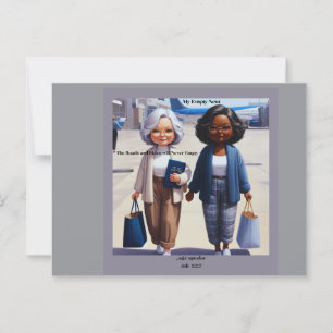 Mein leerer Nest Notecard Postkarte