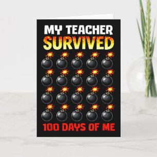 Mein Lehrer überlebte 100 Tage von meinem Videospi Karte