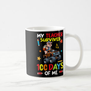 Mein Lehrer überlebte 100 Tage von mir Schwein auf Kaffeetasse
