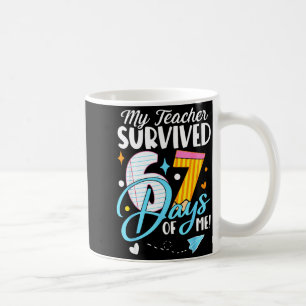 Mein Lehrer überlebte 67 Tage von mir Lustig Six S Kaffeetasse