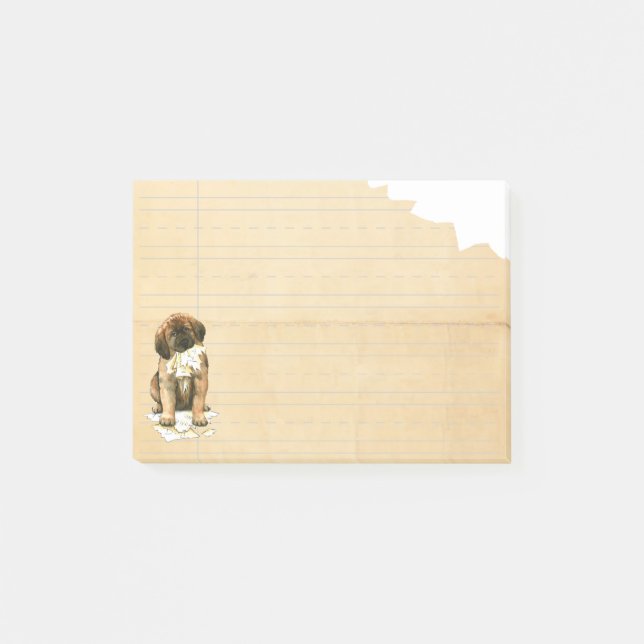 Mein Leonberger aß meine Hausaufgaben Post-it Klebezettel (Vorderseite)
