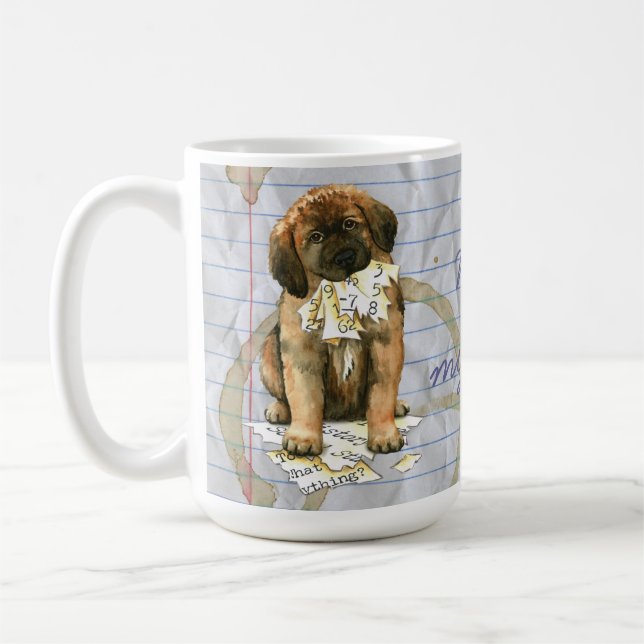 Mein Leonberger Ate mein Lektionsplan Tasse (Links)