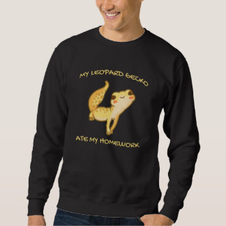 Mein Leopard Gecko Ate Meine Hausaufgaben Gekko Me Sweatshirt