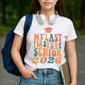 Mein letzter erster Tag im Senior 2026 Personalisi T-Shirt