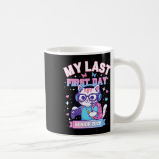 Mein letzter erster Tag Senior 2026 Süße Katze Gam Kaffeetasse