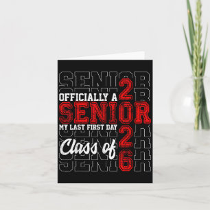 Mein letzter erster Tag Senior Life CL of 2026 Hig Karte