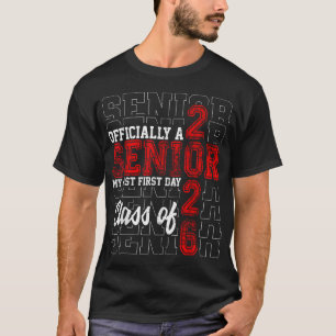 Mein letzter erster Tag Senior Life Class of 2026 T-Shirt