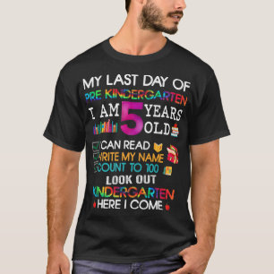 Mein letzter Kindergarten-Tag kommt und ich komme T-Shirt