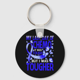Mein letzter Tag Chemo Alopecia Awareness Butter Schlüsselanhänger