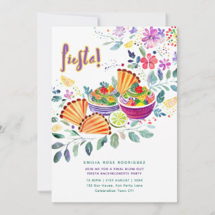 Mein letztes Fiesta-Junggeselinnen-Abschied-Ernähr Einladung