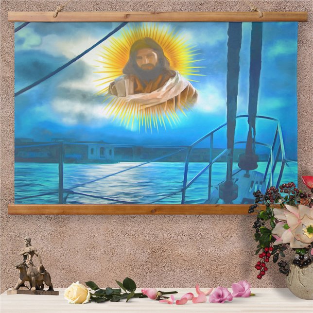 Mein Licht 0916 Wandteppich Mit Holzrahmen (Von Creator hochgeladen)