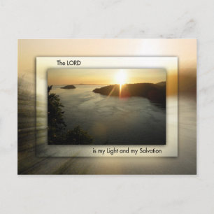 Mein Licht und meine Rettung Postkarte