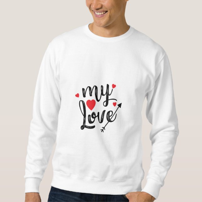 Mein Liebe-Logo Sweatshirt (Vorderseite)