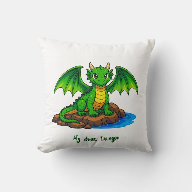 Mein lieber Drache Kissen (Vorderseite)