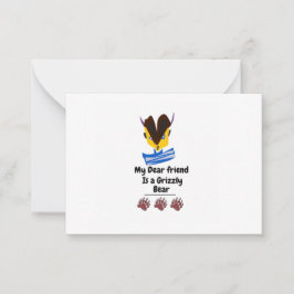 Mein lieber Freund Mitteilungskarte