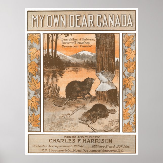 Mein lieber Kanada Poster (Vorne)