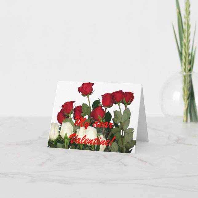 Mein lieber Valentine! Feiertagskarte (Vorderseite)