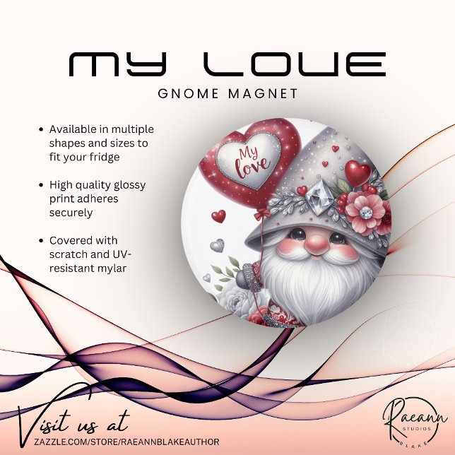 Mein Liebes-Gnom-Magnet Magnet (Von Creator hochgeladen)