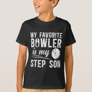 Mein Liebling Bowler Stepdad Bowling Stepdad von e T-Shirt