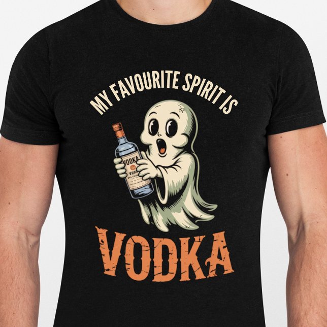 Mein Liebling Spirti ist Vodka - Funny Halloween T-Shirt (Von Creator hochgeladen)