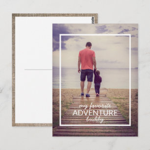 Mein Lieblings-Adventure-Buddy-Foto Postkarte