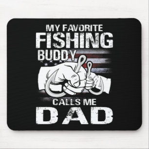Mein Lieblings-Angelfreund nennt mich Dad Mousepad