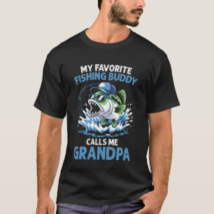 Mein Lieblings-Angelfreund nennt mich Opa Lustig F T-Shirt