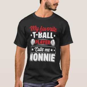 Mein Lieblings-Ball-Spieler nennt mich Nonnie Mutt T-Shirt