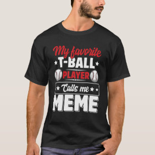 Mein Lieblings-Ball-Spieler ruft mich zum Mutterta T-Shirt