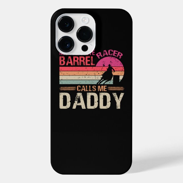 Mein Lieblings-Barrel-Racer nennt mich Daddy Vinta iPhone Hülle (Rückseite)
