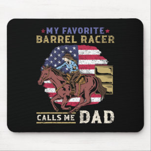 Mein Lieblings-Barrel-Racer nennt mich Vater I Pfe Mousepad