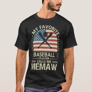 Mein Lieblings-Baseball-Spieler nennt mich MEMAY U T-Shirt